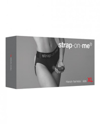 Strap On Me Heroine Harness - Black Xl Sex Toy