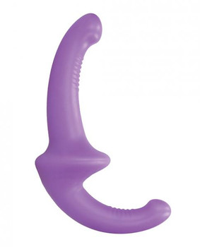 The Ouch Silicone Strapless Strap On Purple Sex Toy For Sale