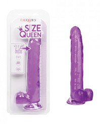 Size Queen 10 inches Dildo - Purple