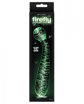 The Firefly Glass G Spot Glow Wand - Clear Sex Toy For Sale