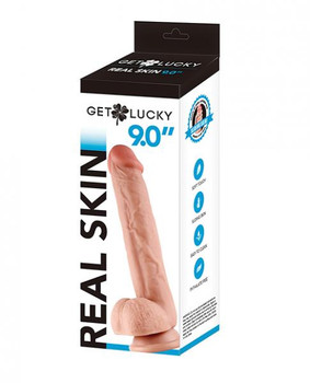 The Voodoo Get Lucky 9.0 inches Real Skin Series - Flesh Sex Toy For Sale