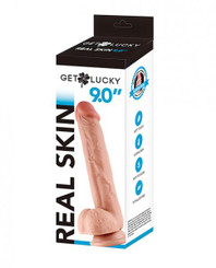 Voodoo Get Lucky 9.0 inches Real Skin Series - Flesh by Thank me now inc.