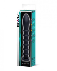 Mod Ribbed Wand - Black Best Sex Toy
