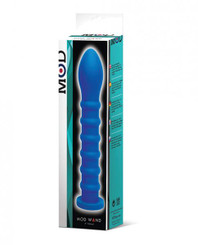 The Mod Ribbed Wand - Blue Sex Toy For Sale