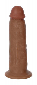 The Curve Novelties 7 inches Bareskin Dong - Latte Sex Toy For Sale