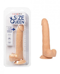 Size Queen 8 inches Dildo - Ivory by California Exotic Novelties