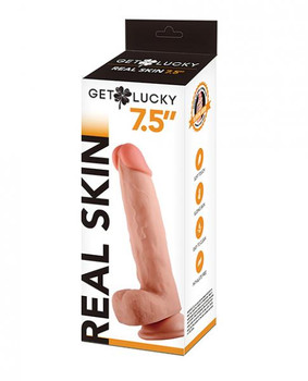 Voodoo Get Lucky 7.5 inches Real Skin Series - Flesh by Thank me now inc.