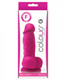 Colours Pleasures 4 inches Dong W/balls & Suction Cup - Pink by Ns novelties inc. - view 2