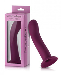 Femme Funn Versa Shaft Sleeve - Dark Fuchsia by Vvole LLC
