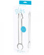 Glas 7 inches Realistic Head Glass Dildo Clear by Glas Toy - view 2