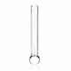 Glas 7 inches Straight Glass Dildo Clear by Glas Toy