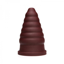 The Tantus Cone Ripple Firm - Oxblood Sex Toy For Sale