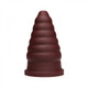 Tantus Cone Ripple Firm - Oxblood Sex Toys