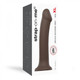 Strap-on-me Semi-realistic Dual Density Bendable Dildo Chocolate Size Xl Best Sex Toys