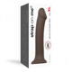 Strap-on-me Semi-realistic Dual Density Bendable Dildo Chocolate Size Xl by Lovely Planet USA