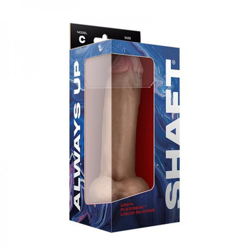 Shaft Model C Liquid Silicone Dong With Balls 9.5 In. Pine by Vvole LLC