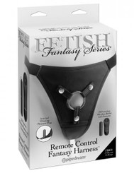 Fetish Fantasy Remote Control Vibrating Butt Plug and Harness