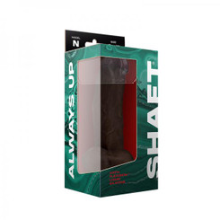 Shaft Model N Liquid Silicone Dong With Balls 8.5 In. Mahogany by Vvole LLC