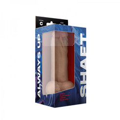 Shaft Model C Liquid Silicone Dong With Balls 8.5 In. Pine