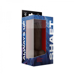 Shaft Model C Liquid Silicone Dong With Balls 8.5 In. Mahogany by Vvole LLC