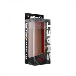 Shaft Model J Liquid Silicone Dong 7.5 In. Pine by Vvole LLC