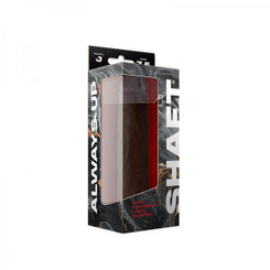 Shaft Model J Liquid Silicone Dong 7.5 In. Mahogany by Vvole LLC