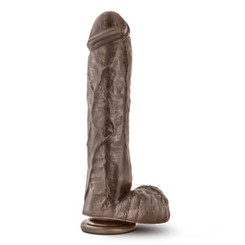 Mr Savage 11.5 inches Dildo with Suction Cup Brown by Blush Novelties