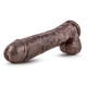 Mr Savage 11.5 inches Dildo with Suction Cup Brown by Blush Novelties - view 2