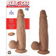 RealShaft Dildo Dual Layered #9 Brown Thick 9 inches Dildo by NassToys