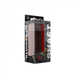 Shaft Model J Liquid Silicone Dong 6.5 In. Mahogany by Vvole LLC