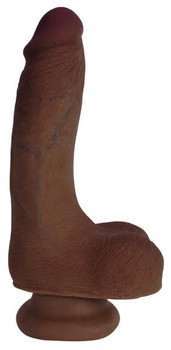 Home Grown Cock 7 inches Chocolate Brown Dildo Adult Toy