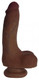 Home Grown Cock 7 inches Chocolate Brown Dildo Adult Toy