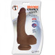 Home Grown Cock 7 inches Chocolate Brown Dildo by Curve Novelties - Product SKU CNVNAL -61658