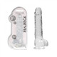 Realrock Realistic Dildo With Balls 9 inches Transparent Sex Toy