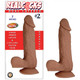 RealShaft Dildo Dual Layered #2 Brown 7 inches Dildo by NassToys