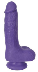 Simply Sweet Perky Purple Pecker 7 inches Dildo