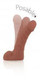 Suave Dual Density Tan Dong 7 inches by Blush Novelties