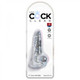 King Penis Clear 4in Penis With Balls by Pipedream Products
