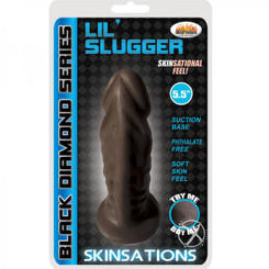Skinsations Black Diamond Series Lil Slugger Dildo 5.5in