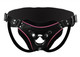 Low Rise Leather Strap On Dildo Harness With Pink Accents by XR Brands - view 3