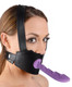 Strict Leather Dildo Face Harness by XR Brands