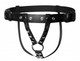 Double Penetration Premium Leather Dildo Harness by XR Brands - view 4