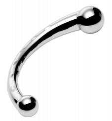 The Chrome Crescent Dual Ended Dildo Best Adult Toys