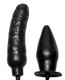 XR Brands Deuce Double Penetration Inflatable Dildo And Anal Plug - Product SKU CNVXR-AD850