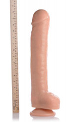 The Destroyer 16.5 Inches Dildo Beige by XR Brands