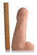 The Manolith 11 inches Dildo with Balls Beige by XR Brands