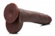 XR Brands USA Cock 10 inches Ultra Real Dildo Suction Cup Brown - Product SKU CNVXR-AF680