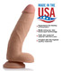 USA Cocks 9 Inches Ultra Real Dual Layer Beige Dildo Adult Toys