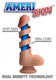 XR Brands 9 Inches Ultra Real Dual Layer Suction Cup Dildo Brown - Product SKU CNVXR-AF679