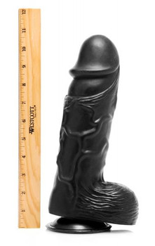 Master Penis Giant Black 10.5 inches Dong by XR Brands